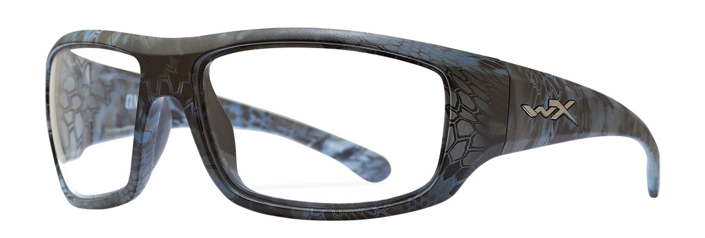 Wiley X WX OMEGA — Captivate Polarized - Green Mirror - Amber, Kryptek Neptune by Wiley X - Tactical Sunglasses