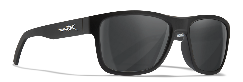 Wiley X WX OVATION — Grey, Matte Black by Wiley X - Tactical Sunglasses