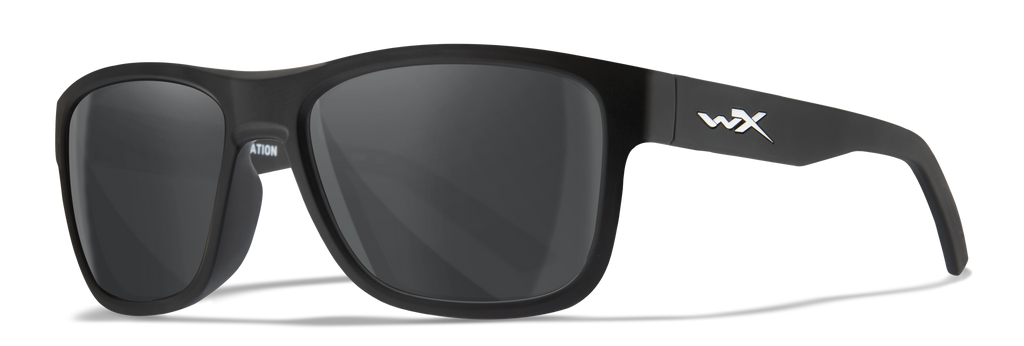 Wiley X WX OVATION — Grey, Matte Black by Wiley X - Tactical Sunglasses