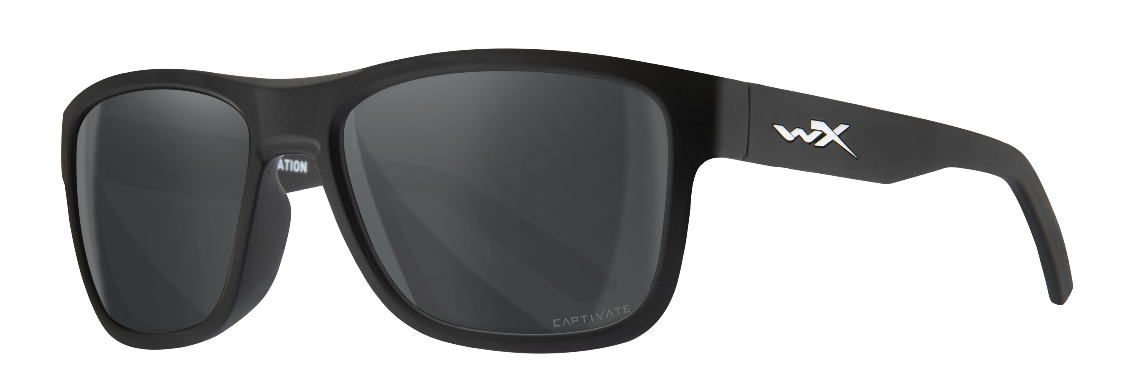 Wiley X WX OVATION — Grey, Matte Black by Wiley X - Tactical Sunglasses