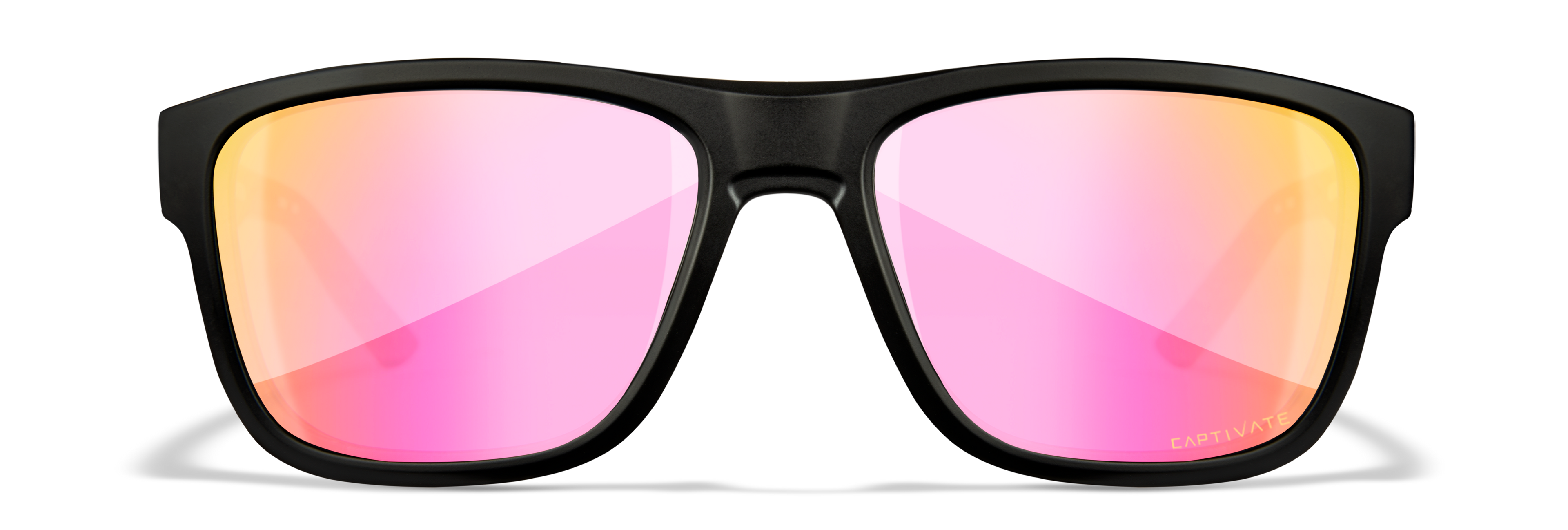 Wiley X WX OVATION — Captivate Polarized - Rose Gold Mirror -  Green, Matte Black by Wiley X - Tactical Sunglasses