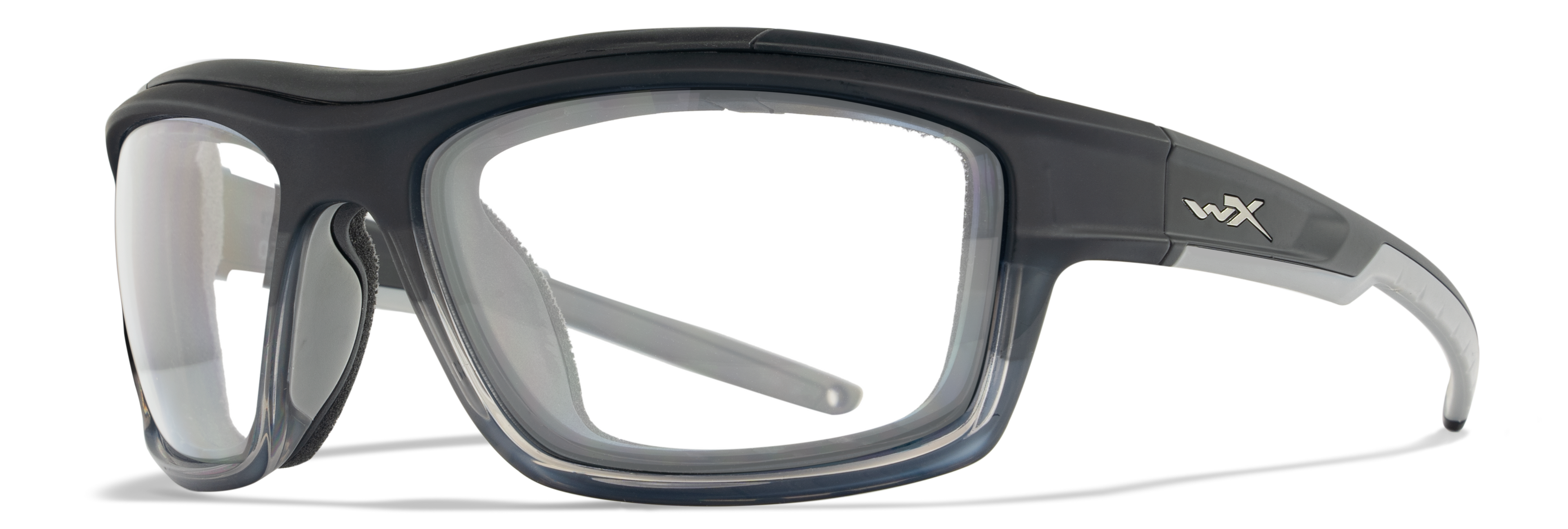 Wiley X WX OZONE — Silver Flash -  Grey, Matte Charcoal to Grey Fade by Wiley X - Tactical Sunglasses