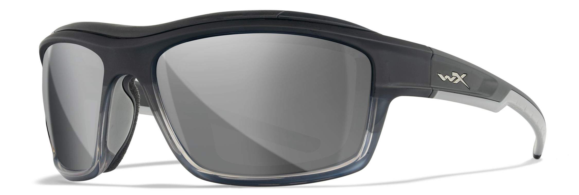 Wiley X WX OZONE — Silver Flash -  Grey, Matte Charcoal to Grey Fade by Wiley X - Tactical Sunglasses