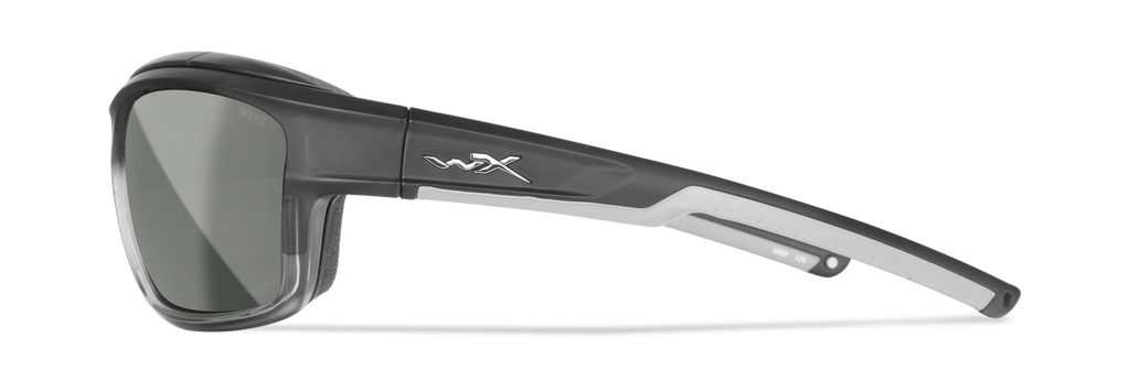 Wiley X WX OZONE — Silver Flash -  Grey, Matte Charcoal to Grey Fade by Wiley X - Tactical Sunglasses