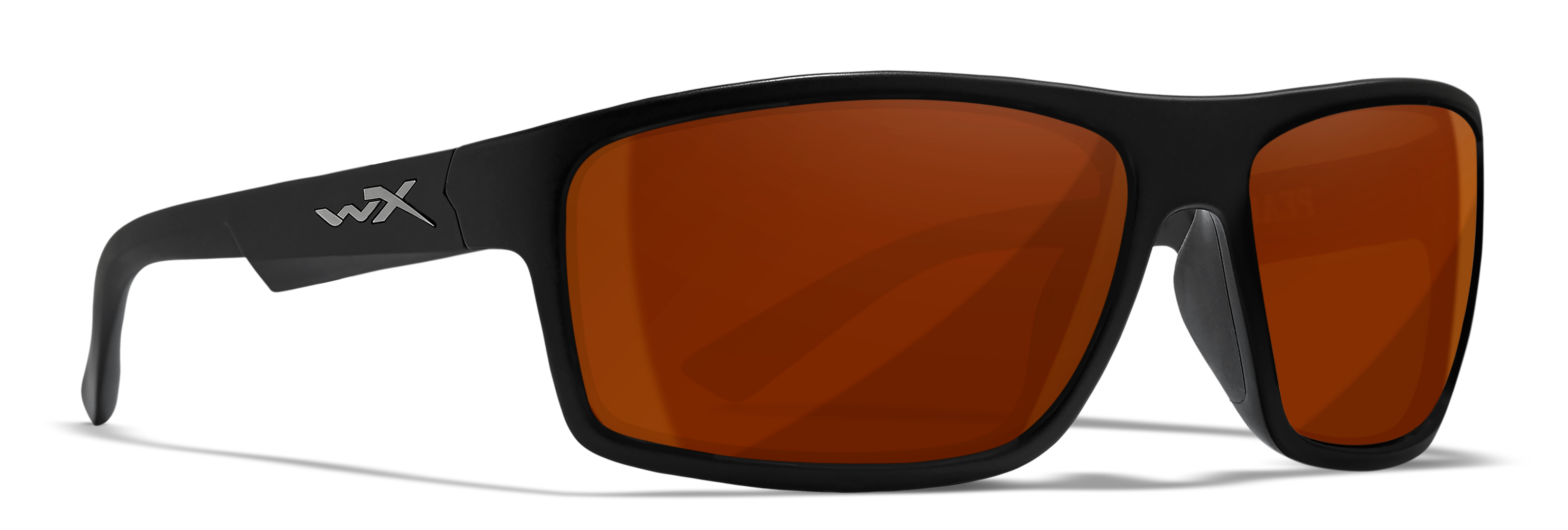 Wiley X WX PEAK — Captivate Polarized - Copper, Matte Black by Wiley X - Tactical Sunglasses