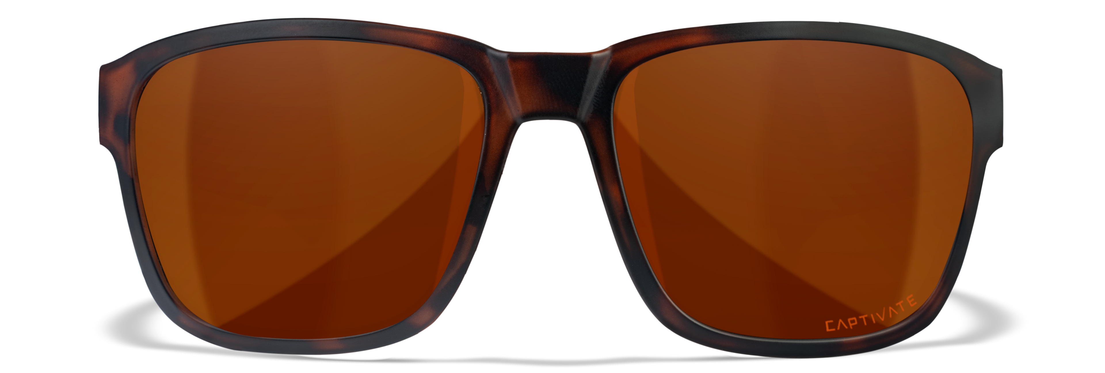 Wiley X WX TREK — Captivate Polarized - Copper, Matte Havana Brown by Wiley X - Tactical Sunglasses