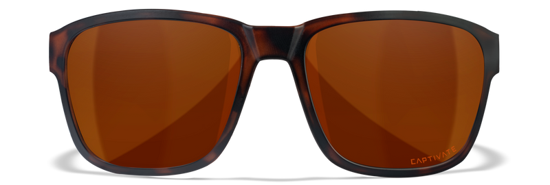Wiley X WX TREK — Captivate Polarized - Copper, Matte Havana Brown