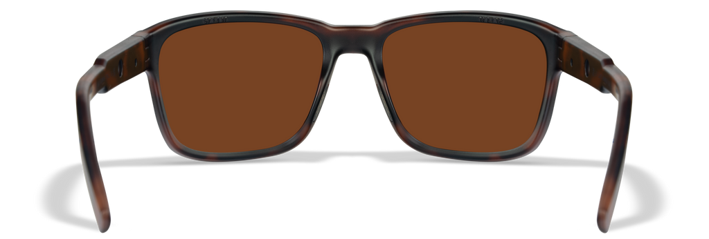 Wiley X WX TREK — Captivate Polarized - Copper, Matte Havana Brown by Wiley X - Tactical Sunglasses