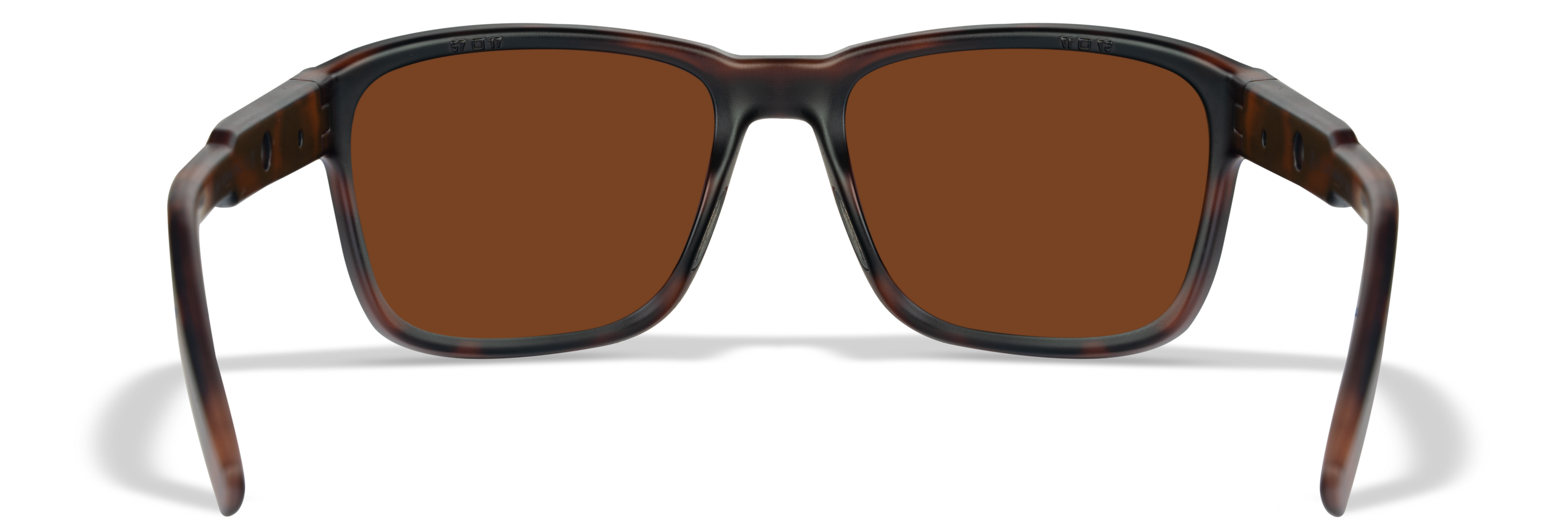 Wiley X WX TREK — Captivate Polarized - Copper, Matte Havana Brown by Wiley X - Tactical Sunglasses