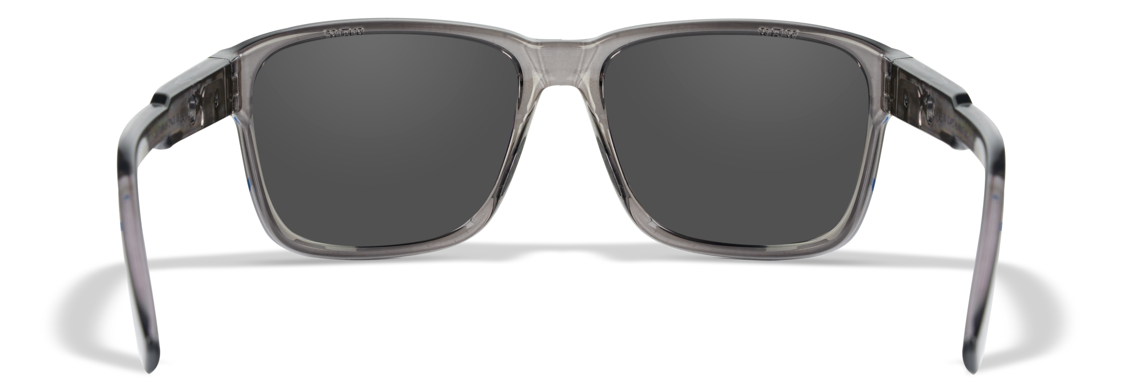 Wiley X WX TREK — Captivate Polarized - Blue Mirror -  Grey, Gloss Crystal Dark Grey by Wiley X - Tactical Sunglasses