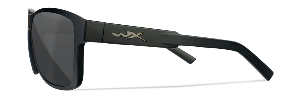 Wiley X WX TREK — Captivate Polarized -  Grey, Matte Black by Wiley X - Tactical Sunglasses