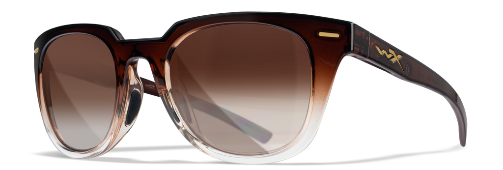 Wiley X WX ULTRA — Brown Gradient, Gloss Crystal Brown Fade by Wiley X - Tactical Sunglasses