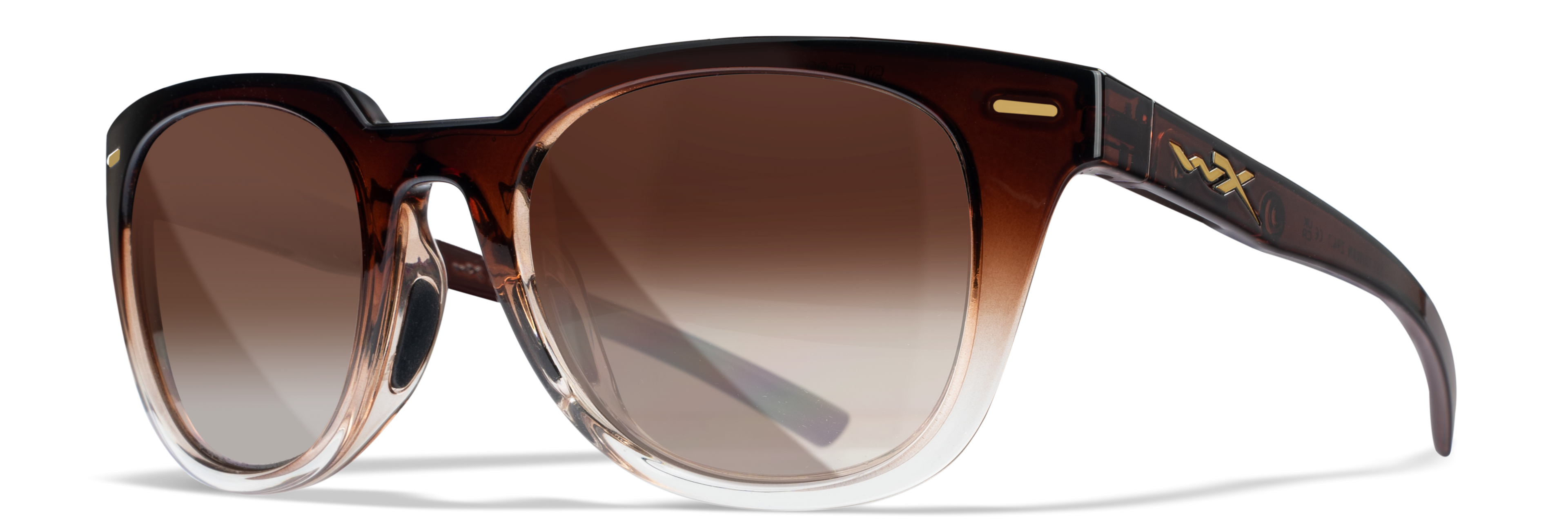 Wiley X WX ULTRA — Brown Gradient, Gloss Crystal Brown Fade by Wiley X - Tactical Sunglasses