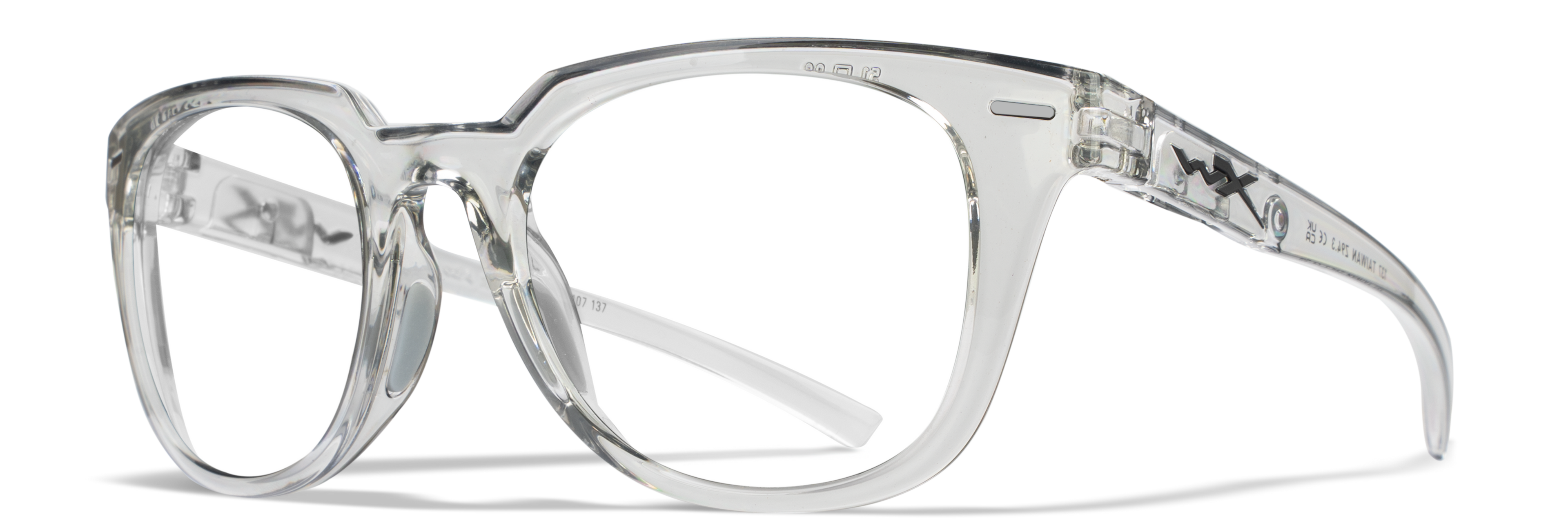 Wiley X WX ULTRA — Captivate Polarized -  Grey, Gloss Crystal Light Grey by Wiley X - Tactical Sunglasses