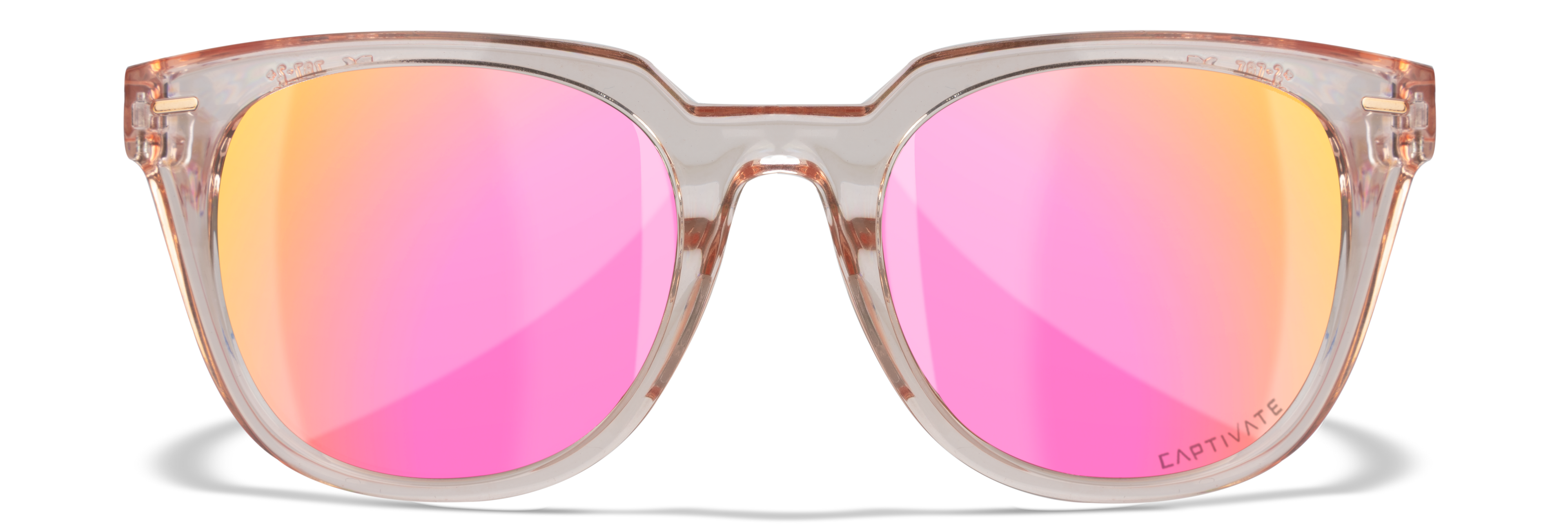 Wiley X WX ULTRA — Captivate Polarized - Rose Gold Mirror -  Green, Gloss Crystal Blush by Wiley X - Tactical Sunglasses