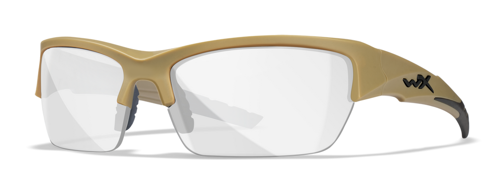 Wiley X WX VALOR — Grey + Clear + Light Rust, Matte Tan by Wiley X - Tactical Eyewear - Changeable