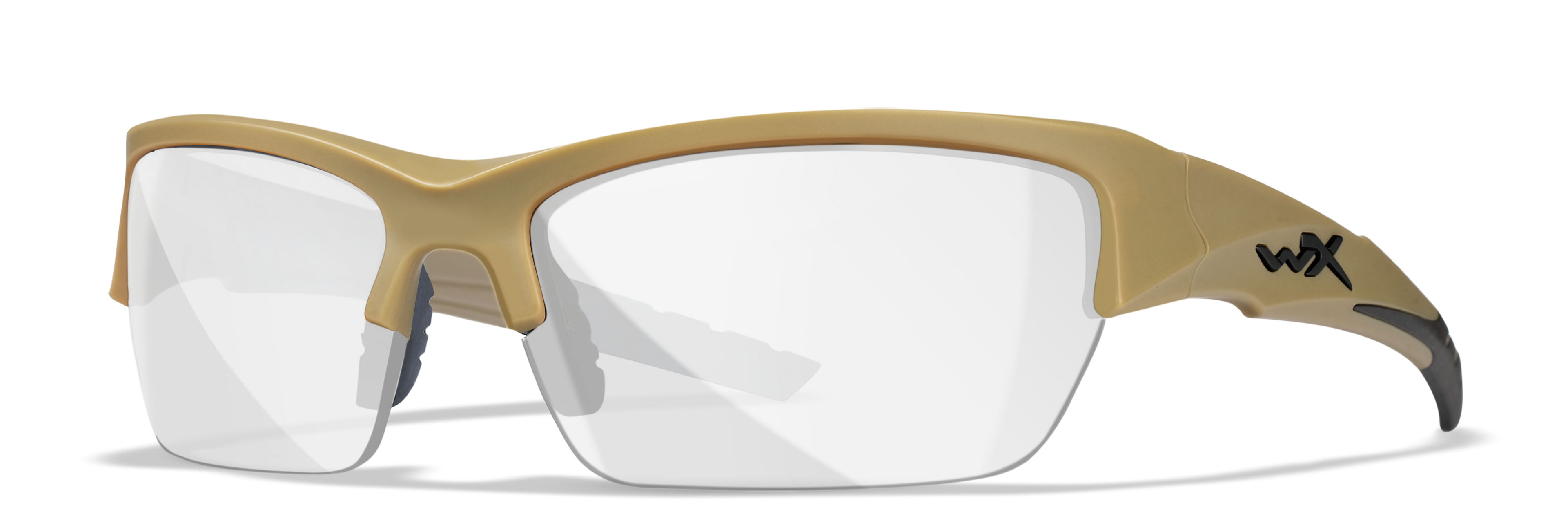 Wiley X WX VALOR — Grey + Clear + Light Rust, Matte Tan by Wiley X - Tactical Eyewear - Changeable