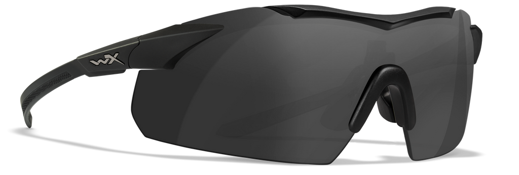 Wiley X WX VAPOR COMM. — Grey + Clear + Light Rust, Matte Black by Wiley X - Tactical Eyewear - Changeable