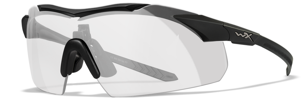 Wiley X WX VAPOR COMM. — Grey + Clear + Light Rust, Matte Black by Wiley X - Tactical Eyewear - Changeable
