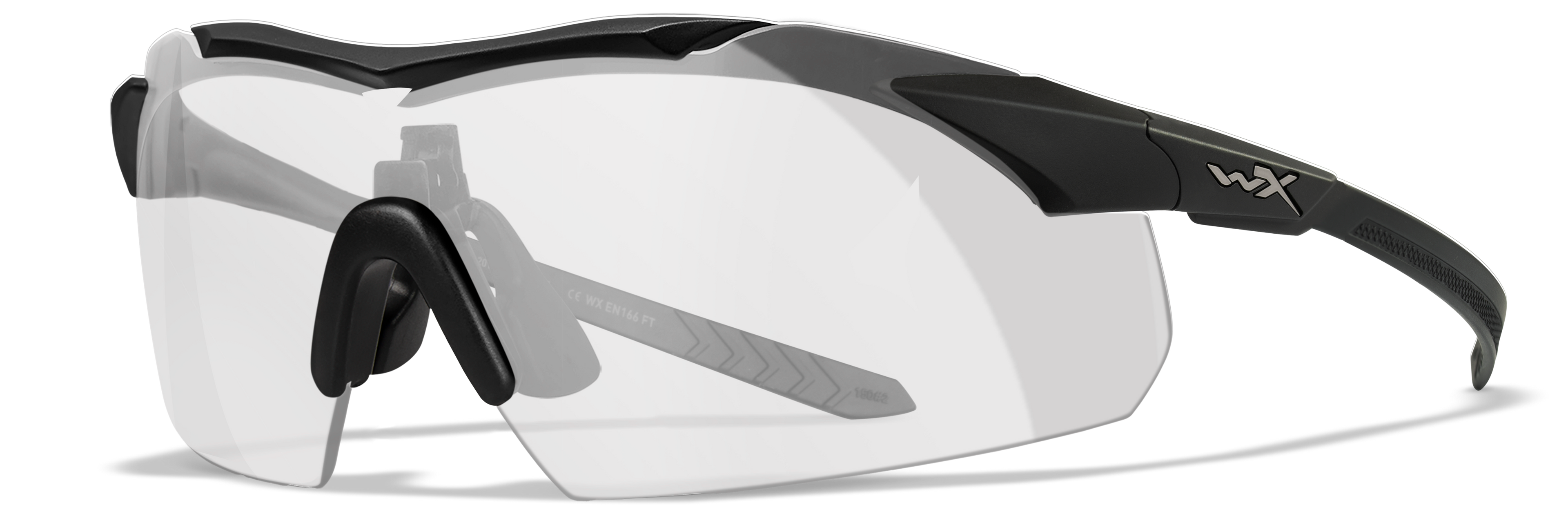 Wiley X WX VAPOR COMM. — Grey + Clear + Light Rust, Matte Black by Wiley X - Tactical Eyewear - Changeable