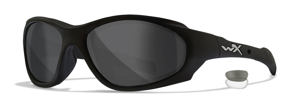 Wiley X XL-1 ADV. COMM. — Grey + Clear + Light Rust, Matte Black by Wiley X - Tactical Eyewear - Changeable