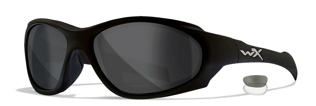 Wiley X XL-1 ADV. COMM. — Grey + Clear, Matte Black by Wiley X - Tactical Eyewear - Changeable