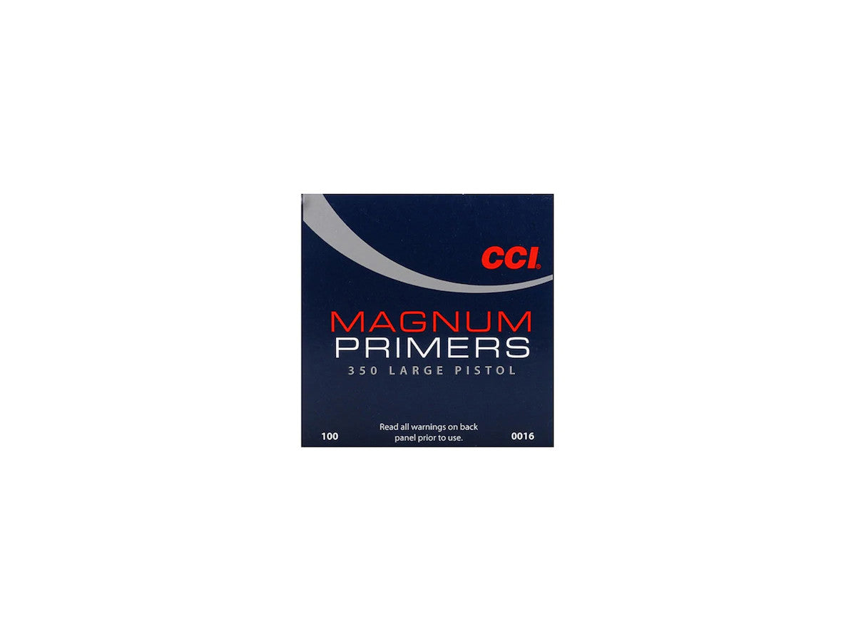 Zápalky CCI Magnum 350 Large Pistol, 100 ks (16EU)