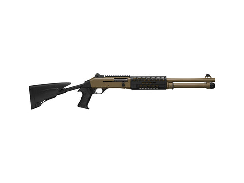 Benelli M4 T-Pro Brown, kal. 12/76, hl. 47cm