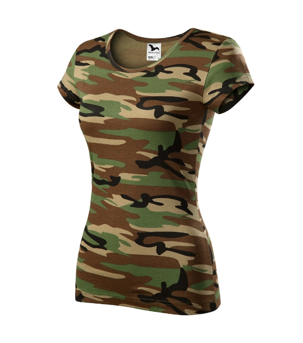 Camo Pure C22 Tričko dámske — camouflage brown