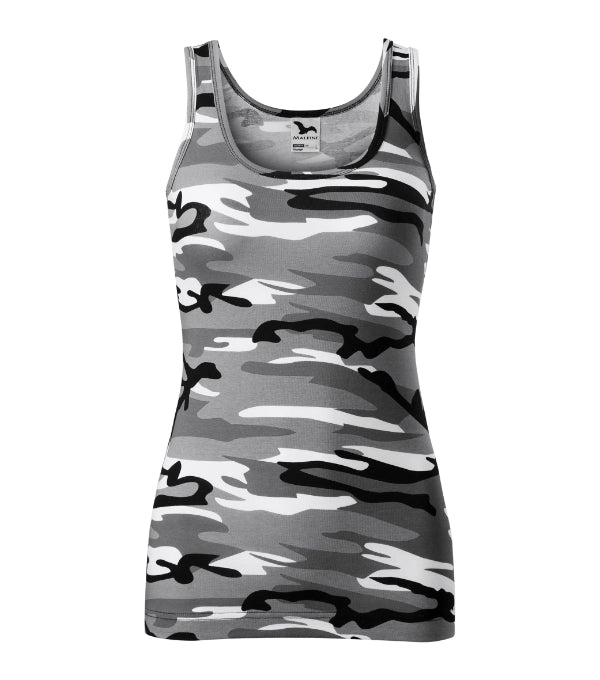 Camo Triumph C36 Top dámsky — camouflage gray