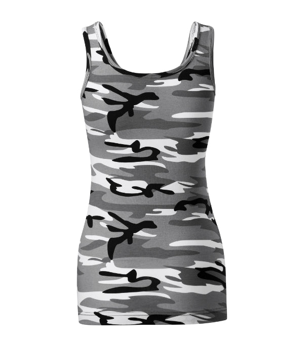 Camo Triumph C36 Top dámsky — camouflage gray