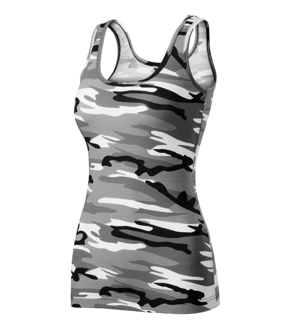 Camo Triumph C36 Top dámsky — camouflage gray