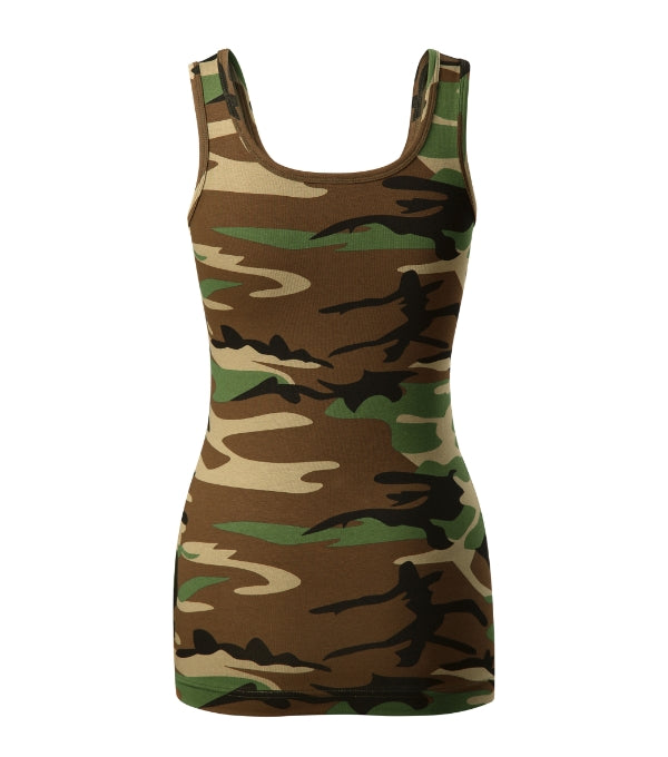 Camo Triumph C36 Top dámsky — camouflage brown