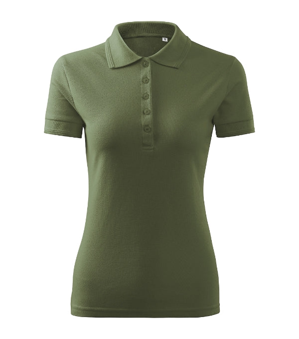 Pique Polo Free F10 Polokošeľa dámska — khaki
