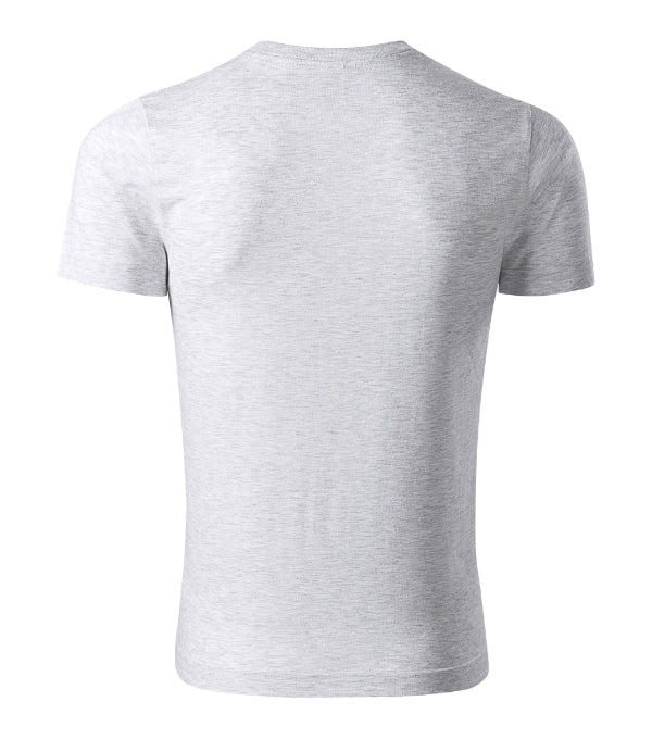 Peak P74 Tričko unisex — svetlosivý melír