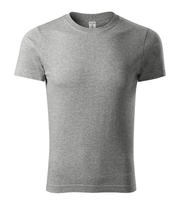 Peak P74 Tričko unisex — tmavosivý melír