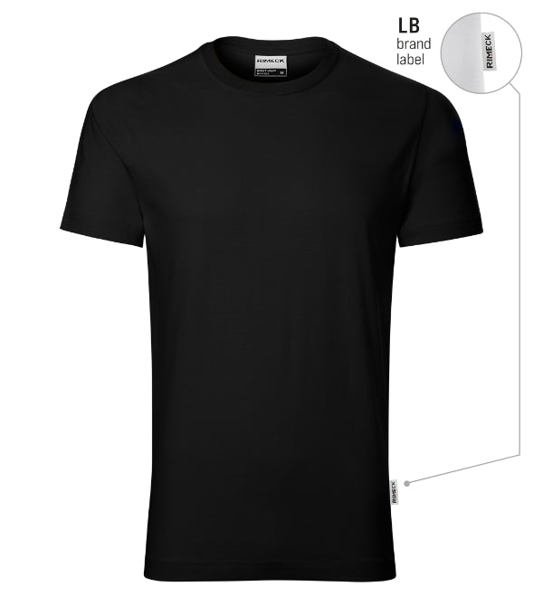 Resist R01 Tričko pánske — čierna 01 (brand label)