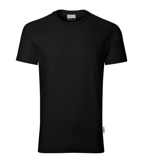 Resist R01 Tričko pánske — čierna 01 (brand label)