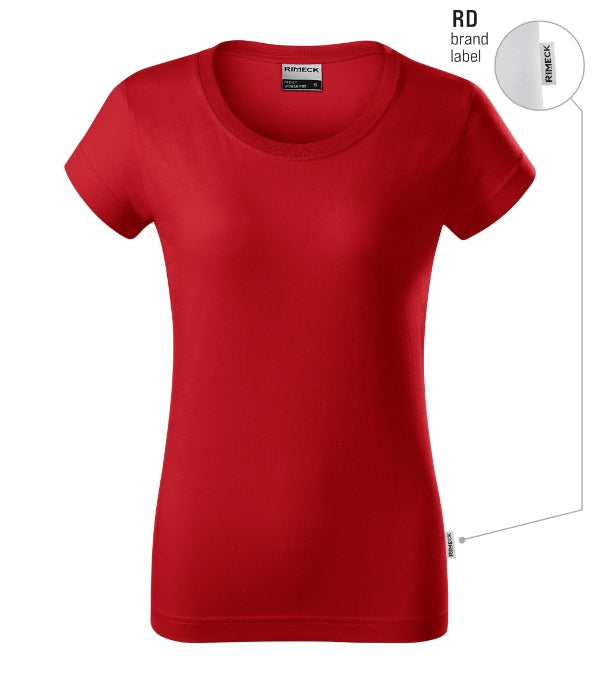 Resist R02 Tričko dámske — červená 07 (brand label)