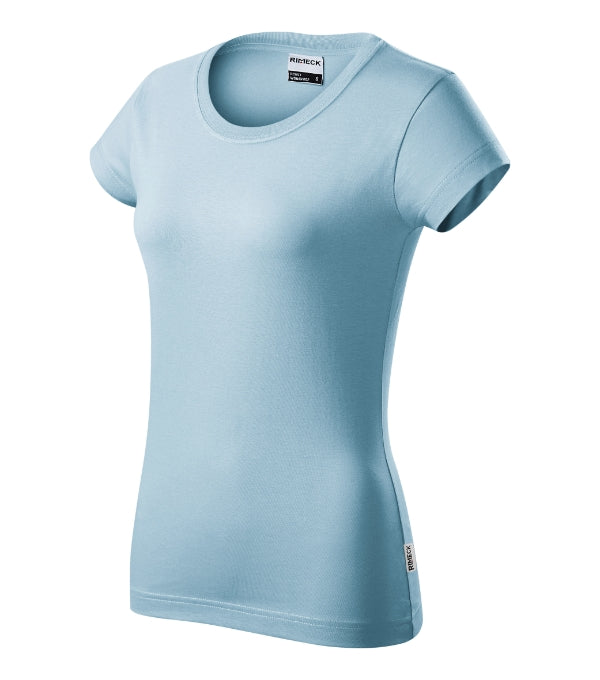 Resist R02 Tričko dámske — nebeská modrá 15 (brand label)