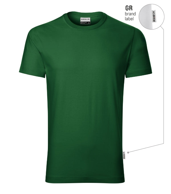 Resist heavy R03 Tričko pánske — fľaškovozelená 06 (brand label)