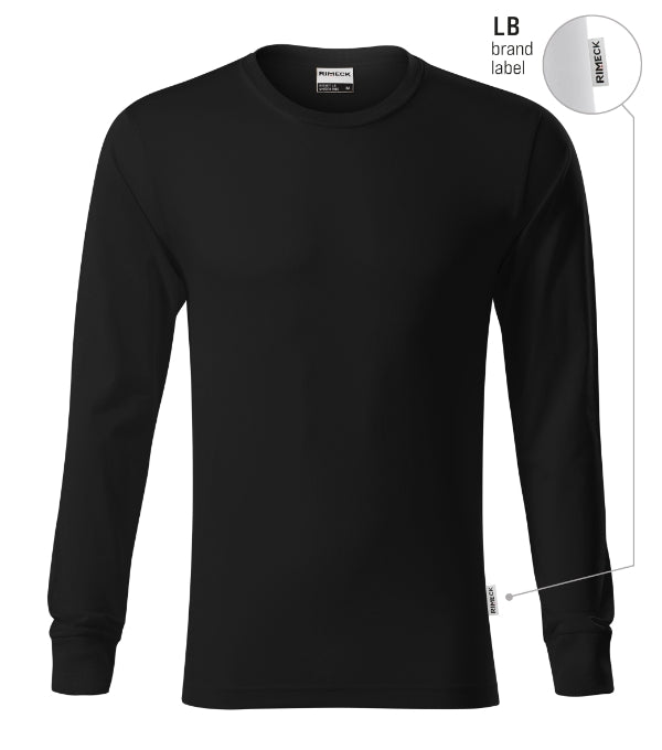 Resist LS R05 Tričko unisex — čierna 01 (brand label)