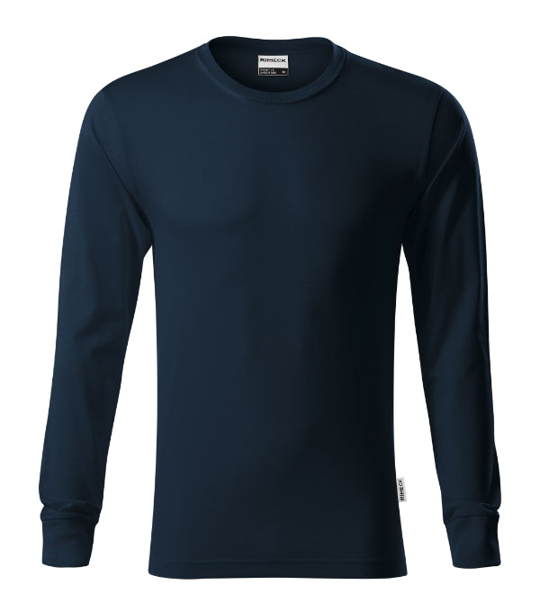 Resist LS R05 Tričko unisex — tmavomodrá 02 (brand label)
