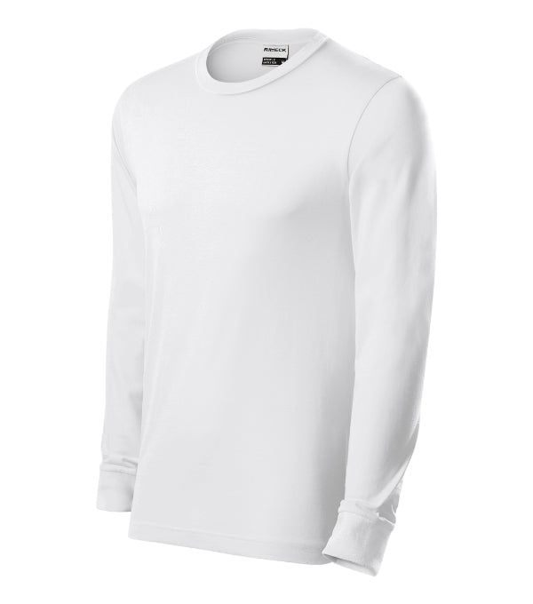 Resist LS R05 Tričko unisex — biela 00 (brand label)