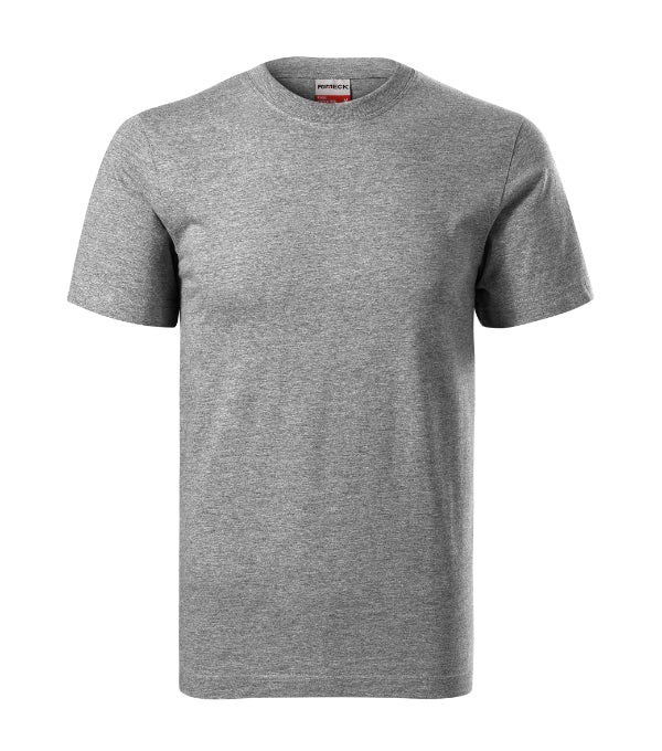Base R06 Tričko unisex — tmavosivý melír
