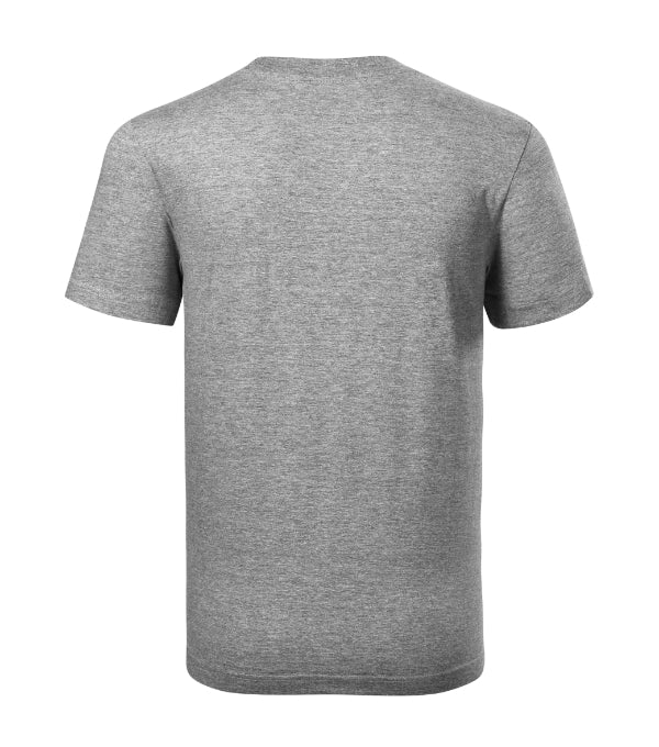 Base R06 Tričko unisex — tmavosivý melír