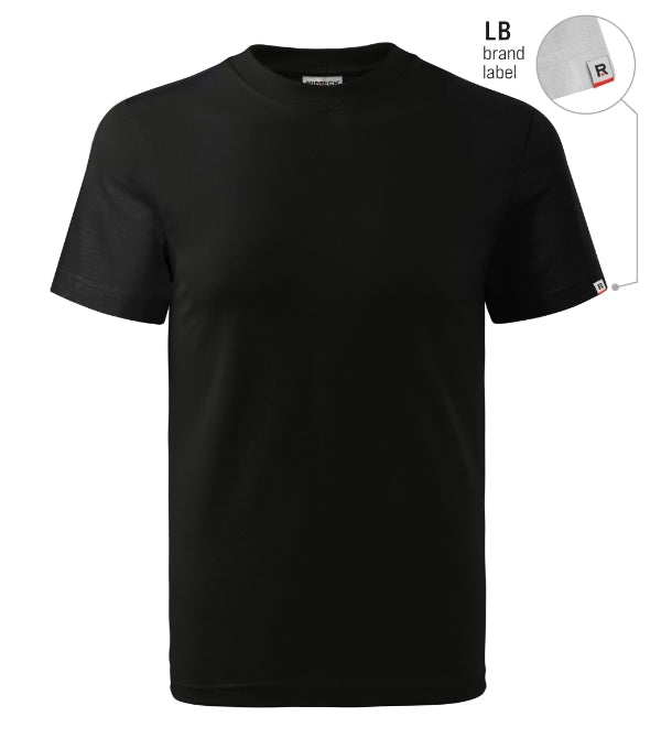 Base R06 Tričko unisex — čierna 01 (brand label)