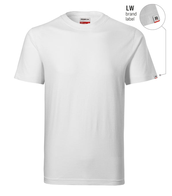Base R06 Tričko unisex — biela 00 (brand label)