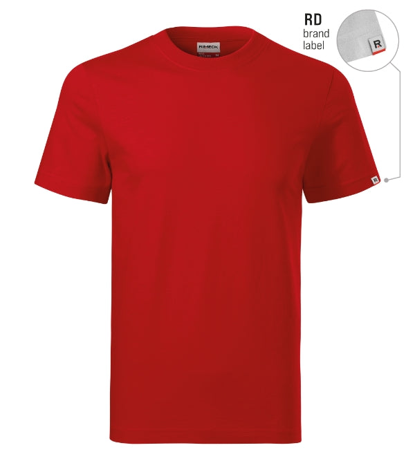 Base R06 Tričko unisex — červená 07 (brand label)