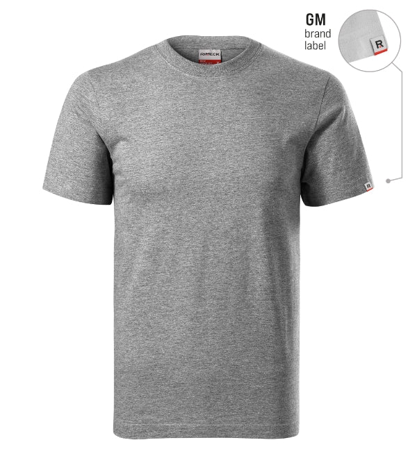 Recall R07 Tričko unisex — tmavosivý melír 12 (brand label)